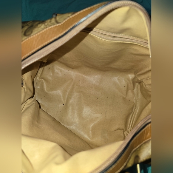 Celine Brown Travel Bag with Leather Accents - Picture 13 of 13